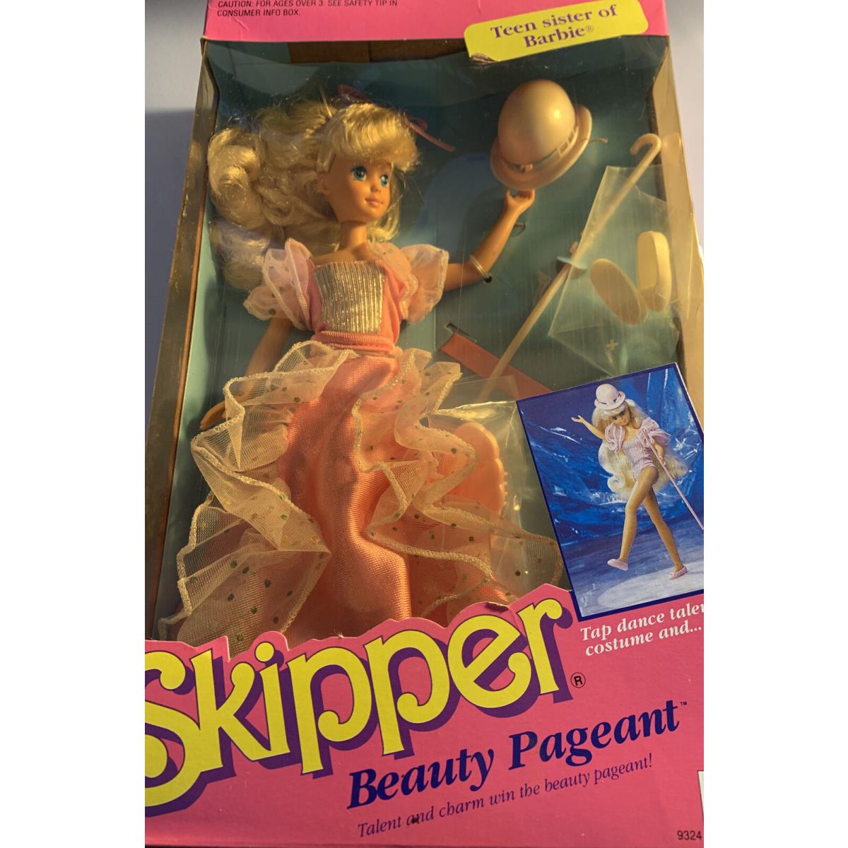 Barbie Teen Sister Skipper Beauty Pageant Doll 1991 Tap Dance Talent 9324 a13