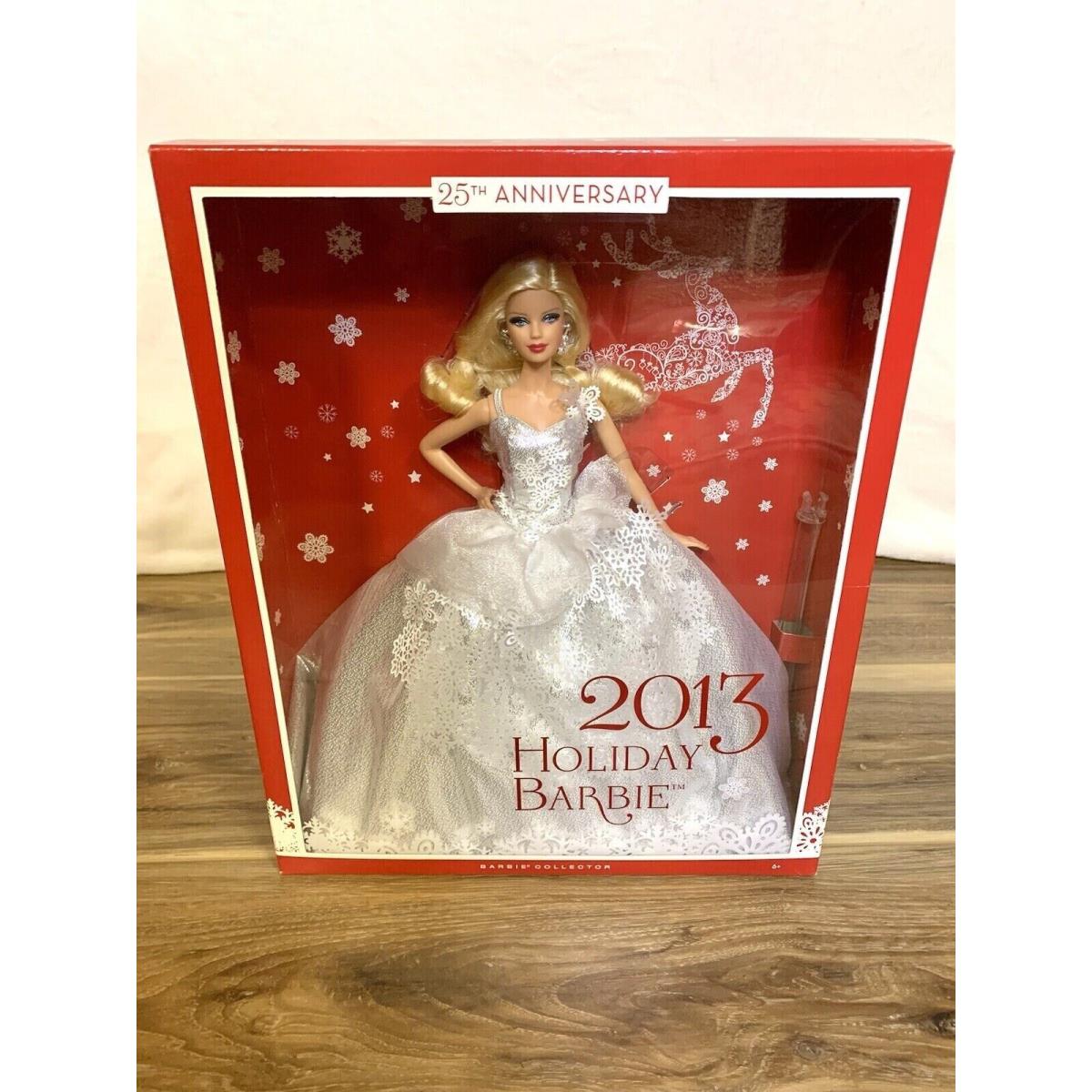 Holiday Barbie Doll Exclusive 2013 Collector Edition 25th Anniversary Edition