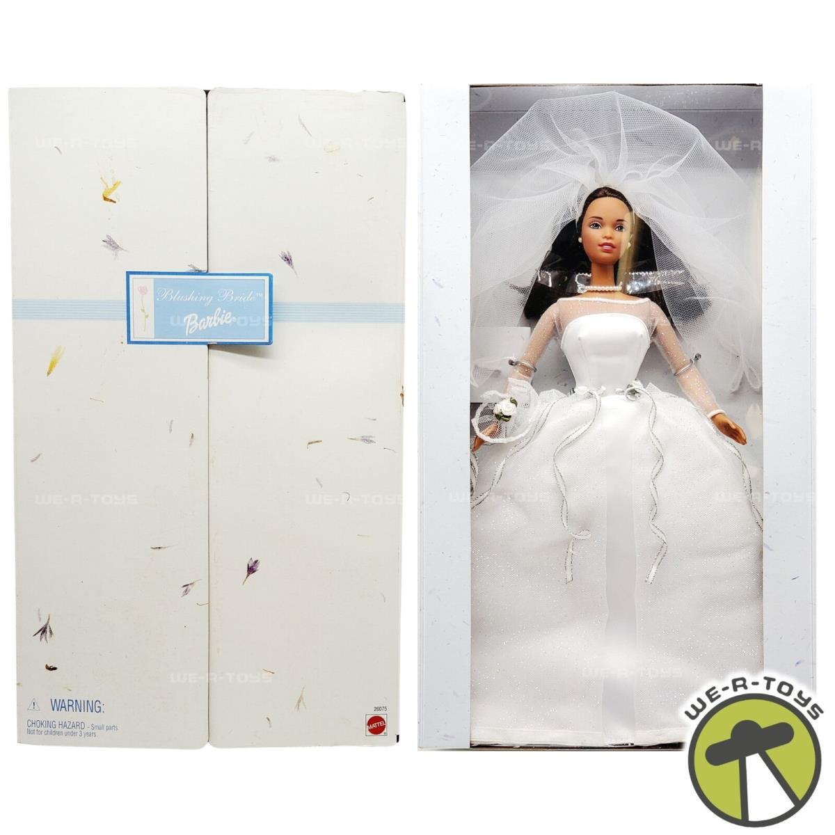 Barbie Blushing Bride African American Doll 1999 Mattel 26075