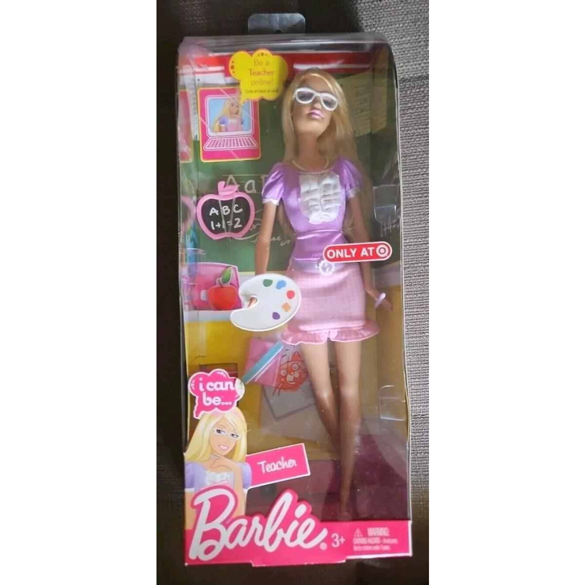 I Can BE A Teacher Target Exclusive Barbie Collector Doll Rare 2010 T7547