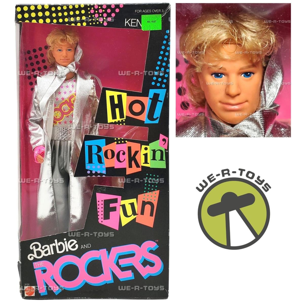 Barbie and The Rockers Ken Doll Hot Rockin` Fun 1986 Mattel No. 3131 Nrfb