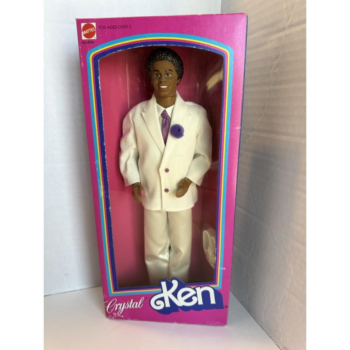 Vintage 1984 Crystal Barbie Ken Doll African American Mattel 9036