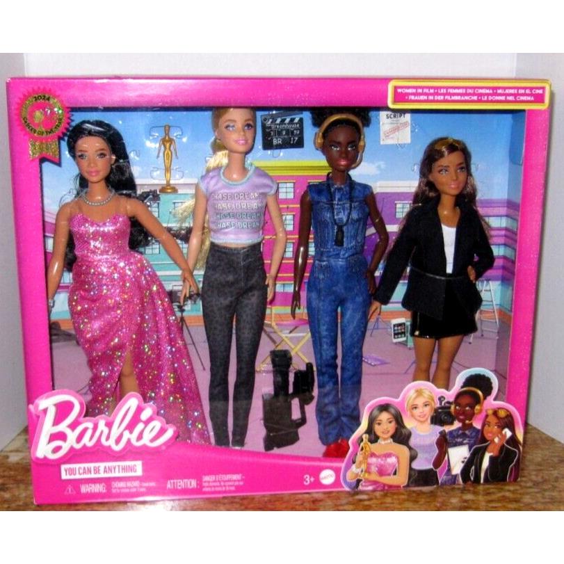 Barbie Career Of The Year Women In Film/4 Doll Set/new/nrfb