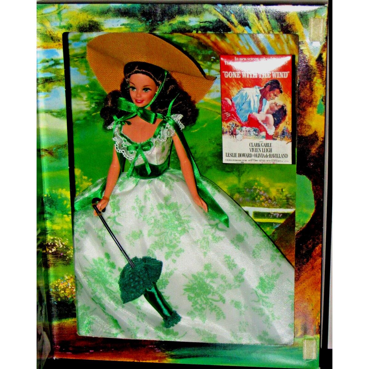 Barbie as Scarlett O Hara in Bbq Dress Circa 12997 Mattel 1994