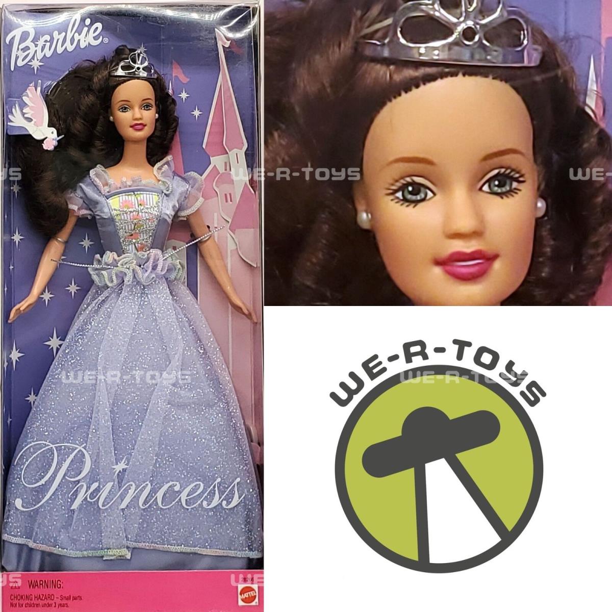 Princess Brunette Barbie Doll 2000 Mattel 28266