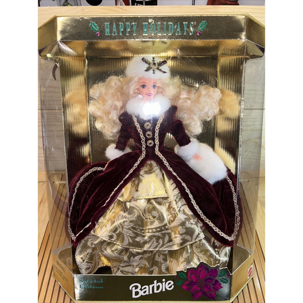 Nrfb Happy Holidays Special Edition 1996 Barbie Doll 15646