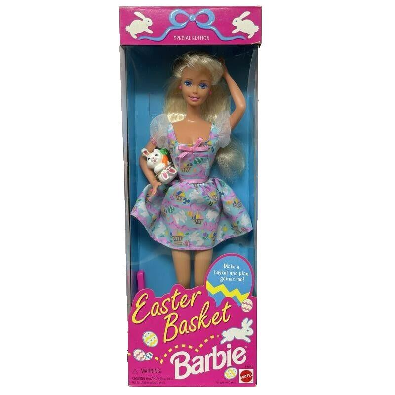 Vintage Mattel Barbie Special Edition Easter Basket Barbie