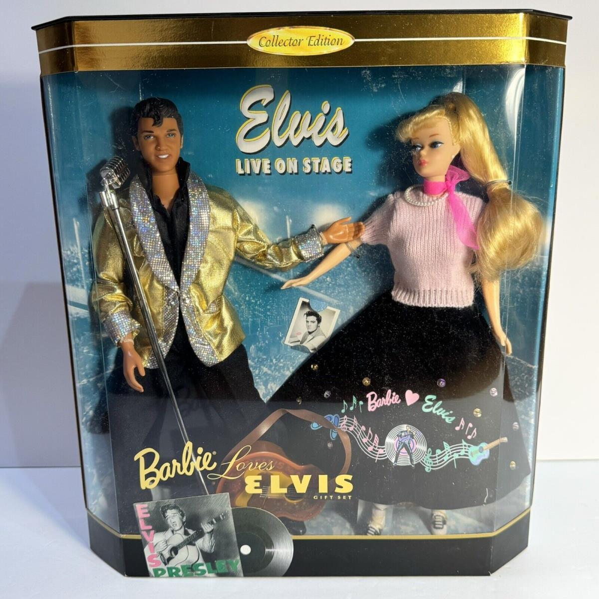 Barbie Loves Elvis Collector Edition Doll Set 1996 Mattel