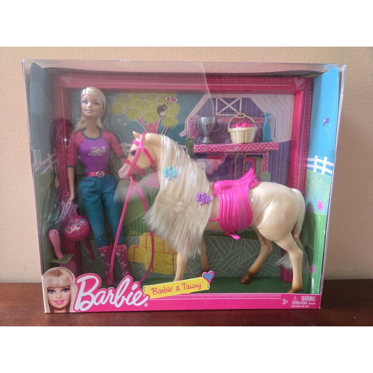 Barbie Doll Barbie Tawny Pet Horse 2010