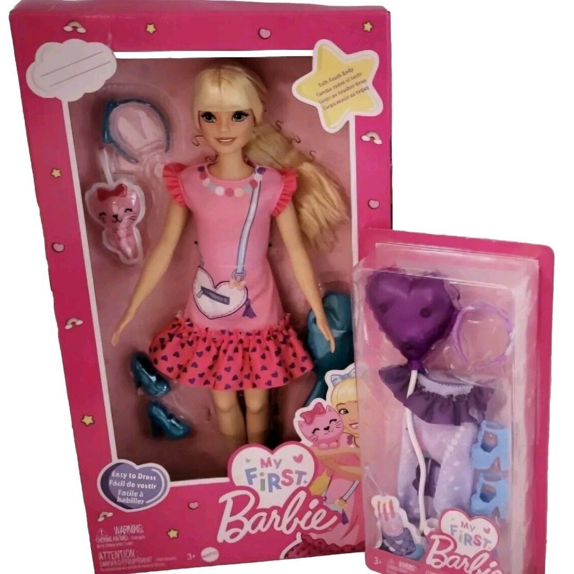 Barbie My First Barbie Malibu 13.5 Do l + Outfit Preschool Toy Soft and Posable