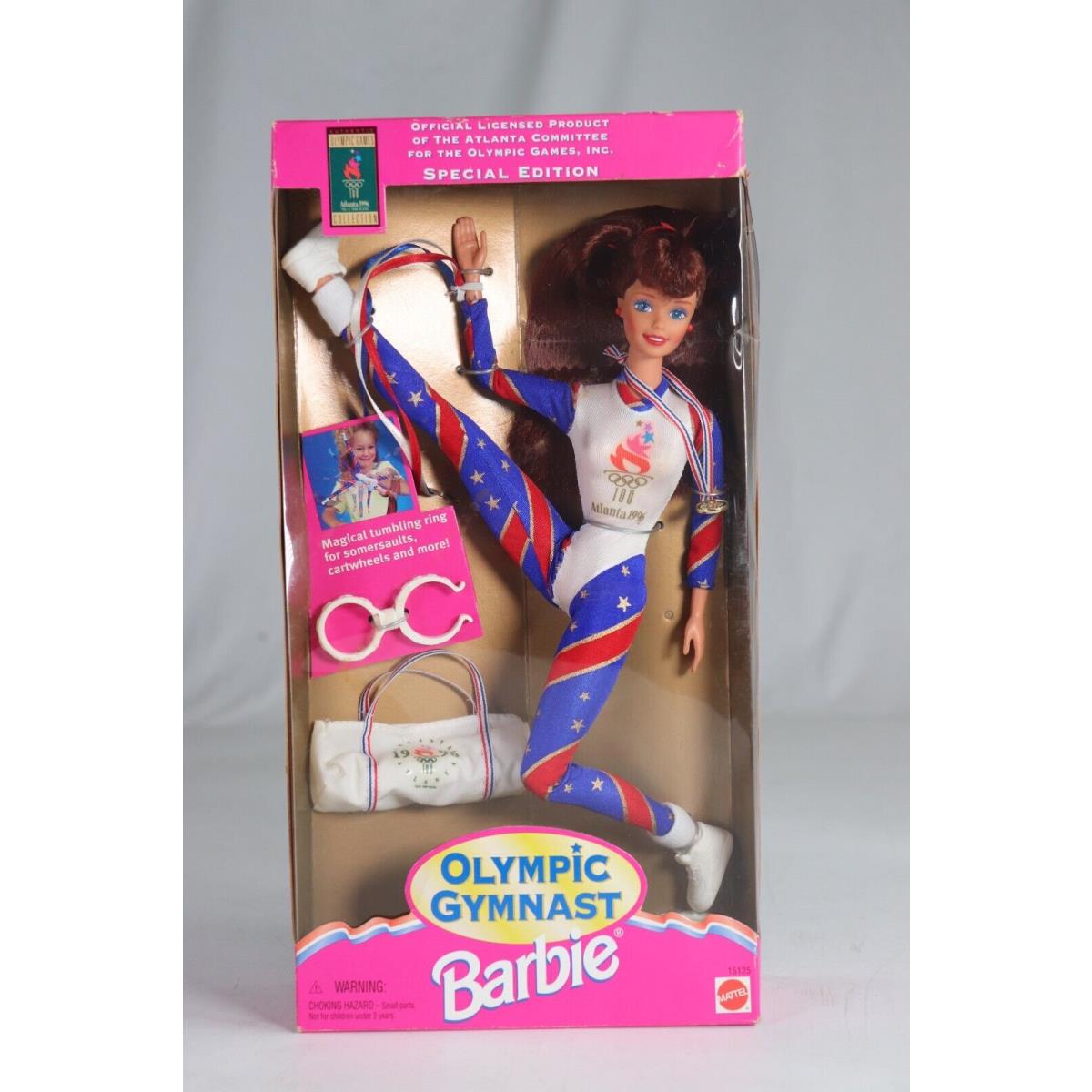 Special Edition 1996 Olympic Gymnast Barbie Doll - Atlanta Games - yy2