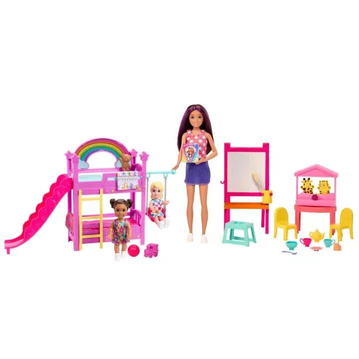 Barbie Skipper Babysitters Inc. Ultimate Daycare Playset with 3 Dolls