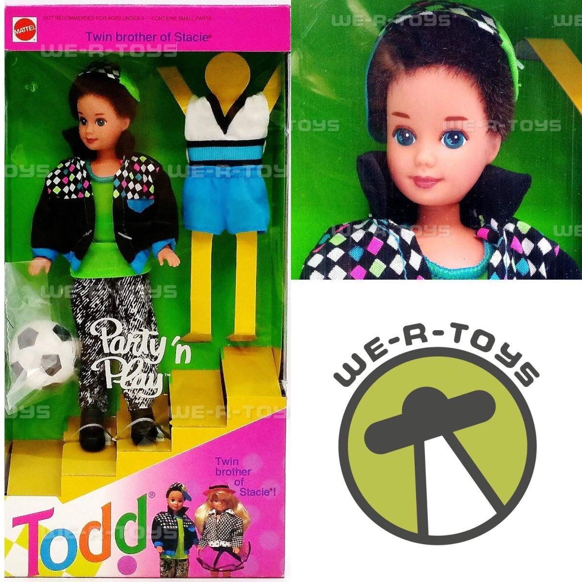 Barbie Party `n Play Todd Doll Twin Brother of Stacie 1992 Mattel 7903