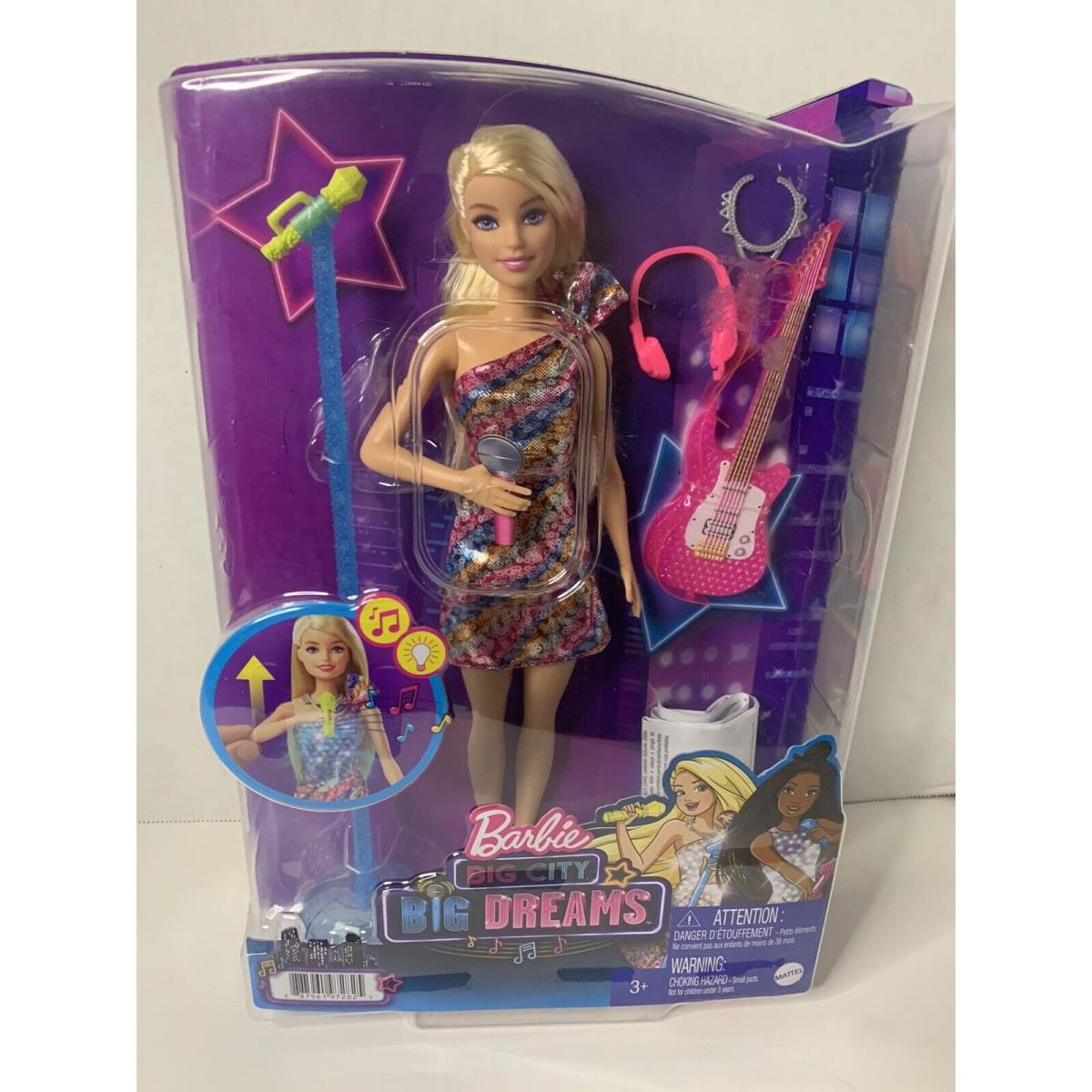 Barbie Big City Big Dreams Singing Barbie Malibu Roberts Doll with Music Light