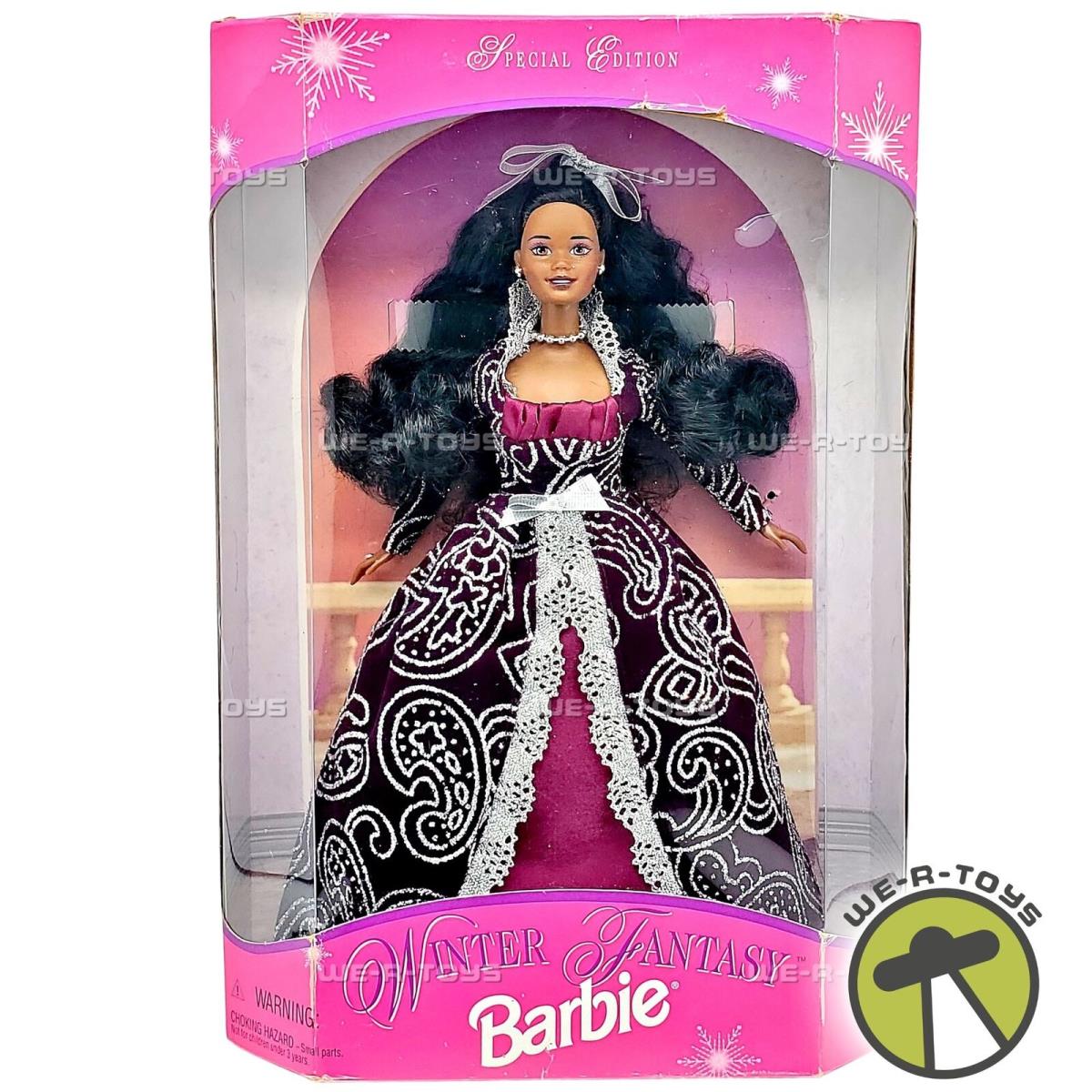 Barbie Winter Fantasy Doll African American 1996 Mattel 17747