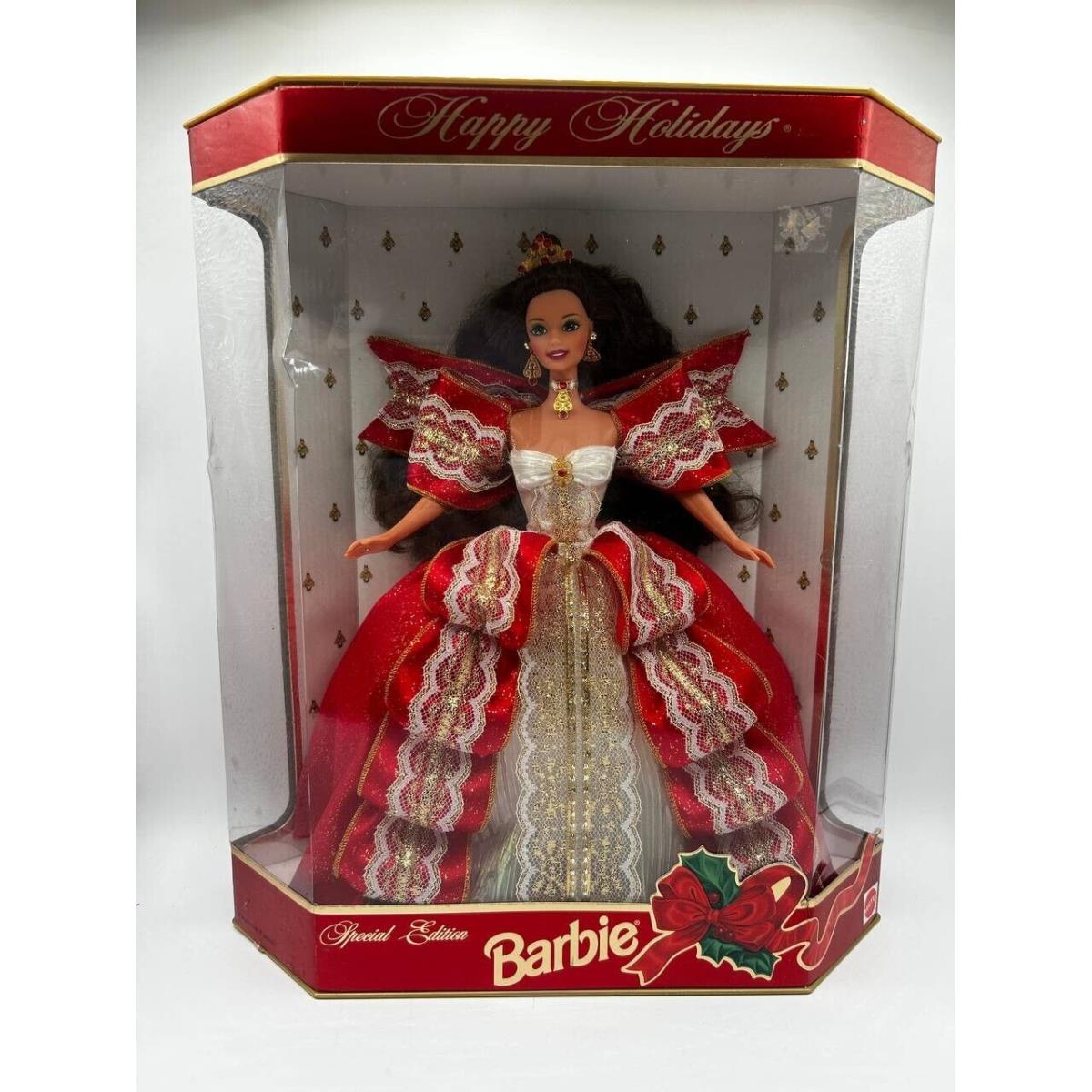 Mattel 10th Anniversary 1997 Happy Holidays Barbie Doll Special Edition ZA2