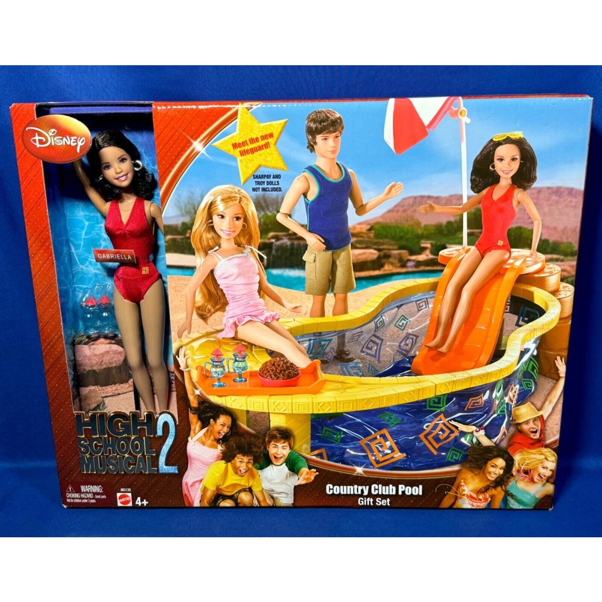 High School Musical 2 - Country Club Pool Gift Set with 10 Gabriella Doll