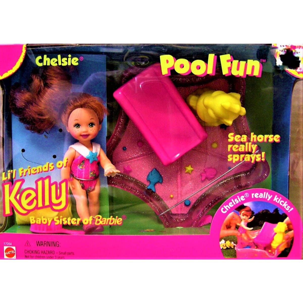 Pool Fun Chelsie Li`l Friends of Kelly Baby Sister of Barbie 1996 Mattel 17054