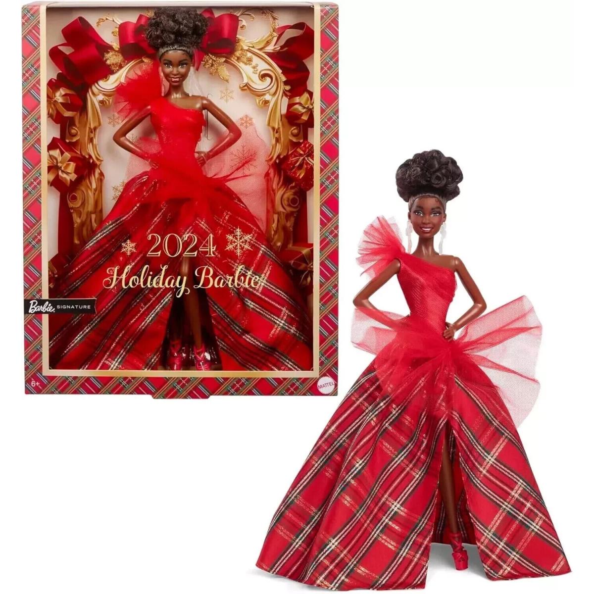 Holiday Barbie 2024 Doll in Red Dress Signature Doll