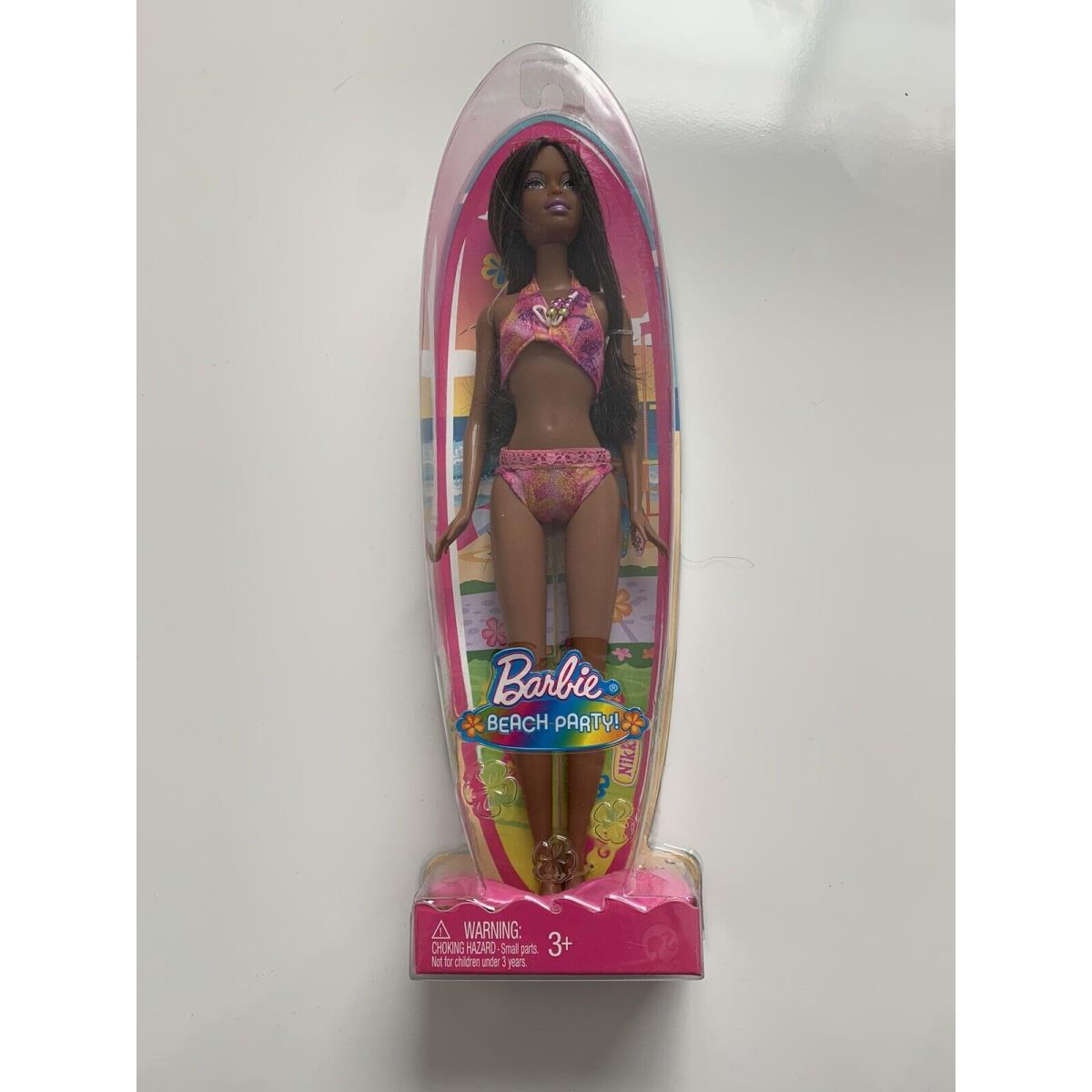 2008 Mattel Barbie Doll Beach Party Nikki African American