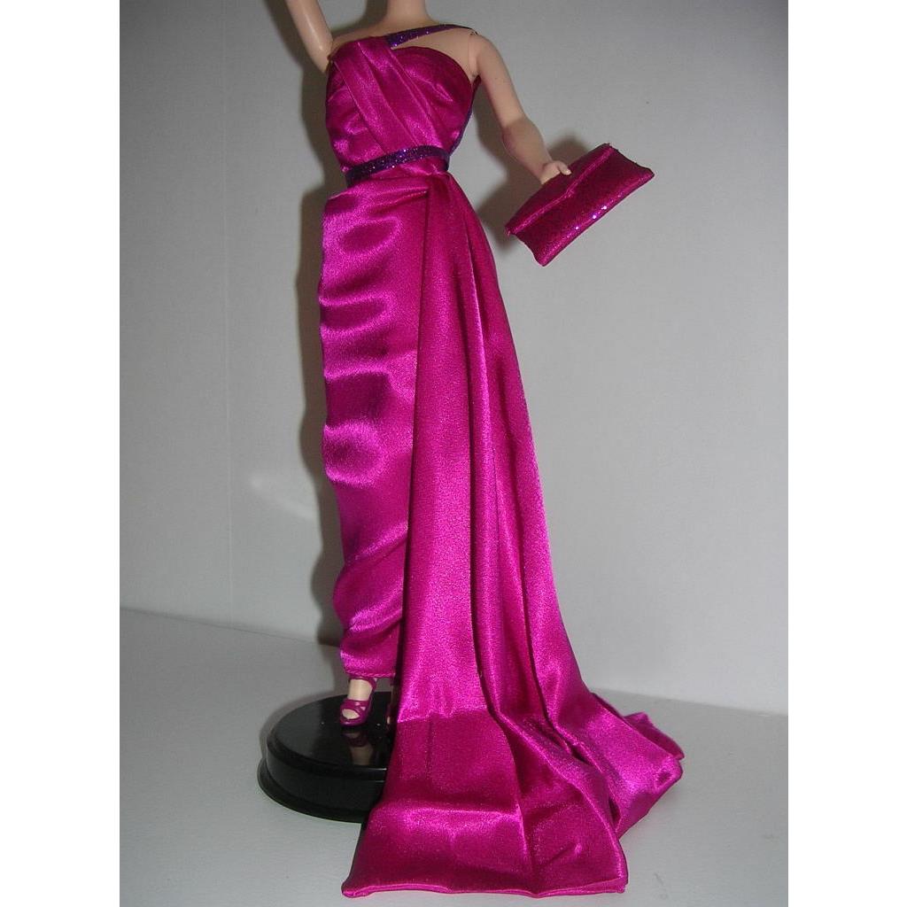 Barbie Marilyn Monroe How TO Marry A Millionaire Magenta Gown Ensemble NO Doll