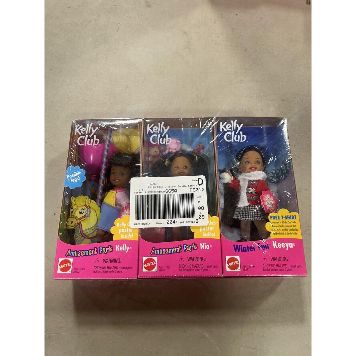 2000 Kelly Club Amusement Park African American 3 Pack D26