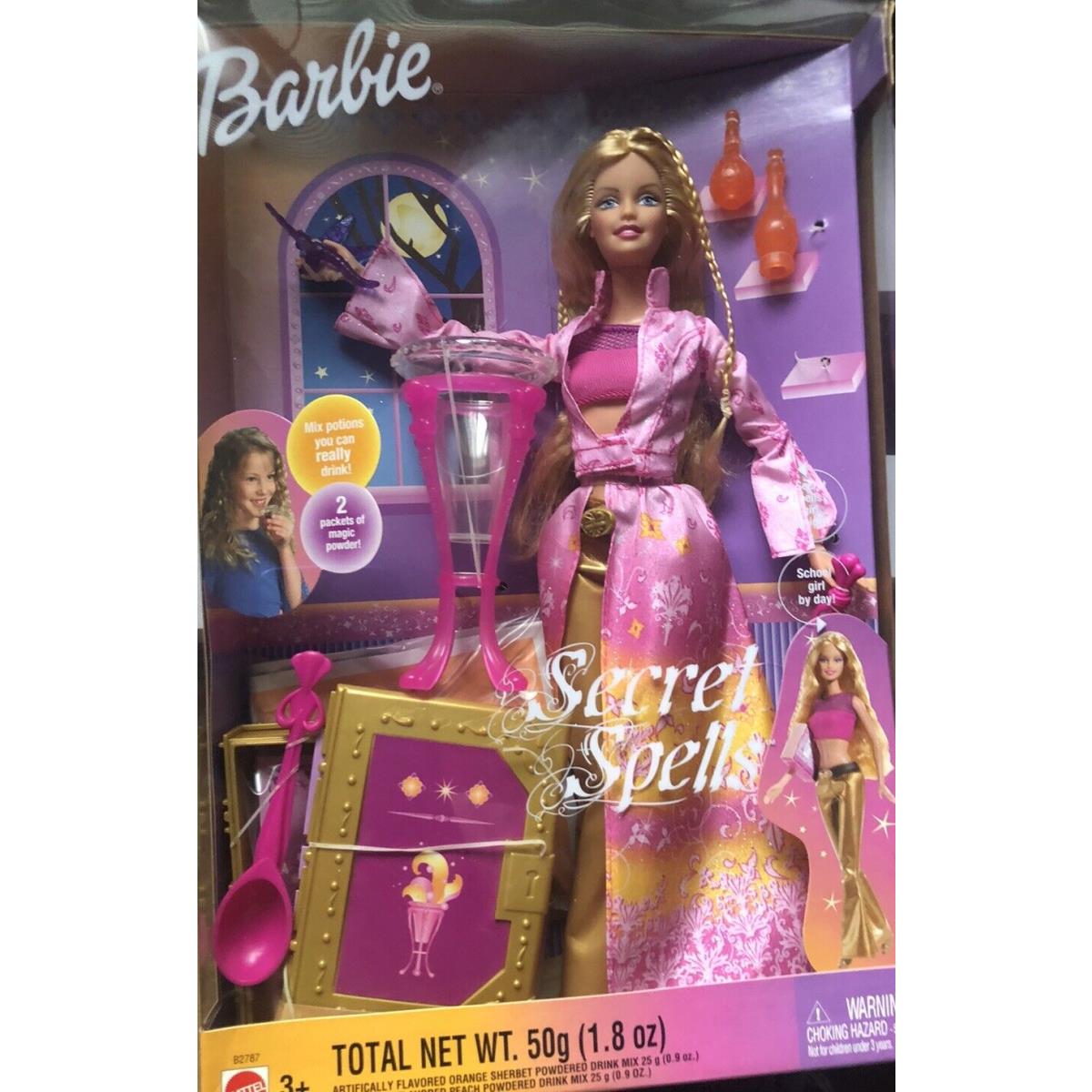 Barbie Secret Spells 2003 Mattel B2787 Nrfb Halloween