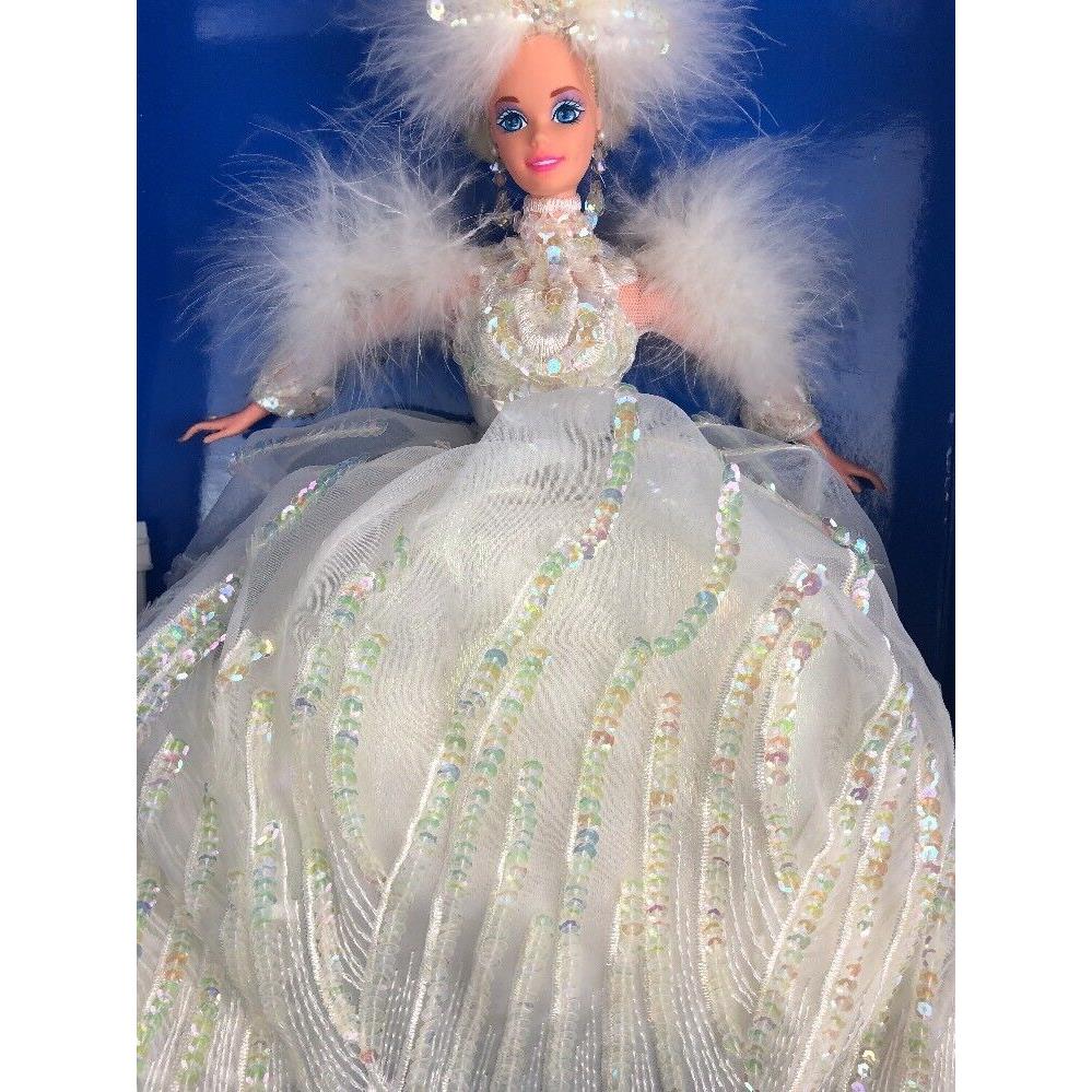 Vtg Barbie Snow Princess Doll 1st in Enchanted Seasons Series 1994 Boxed Nrfb