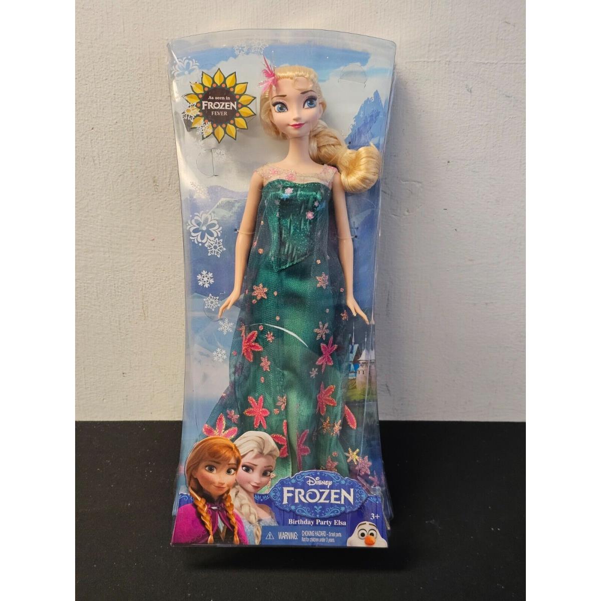 Frozen Fever Birthday Party Elsa Doll 12 Mattel Disney