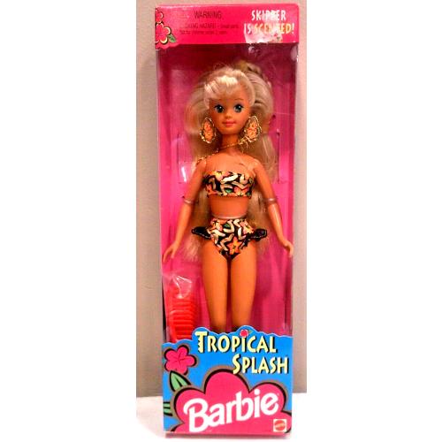 Mib Nrfb Barbie Tropical Splash Skipper Scented 12446 Circa 1994 Mattel