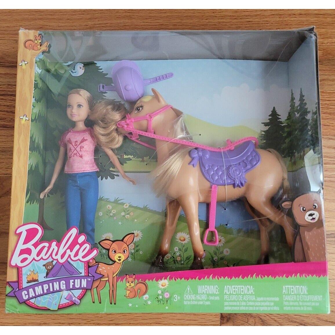 Barbie Campin Fun - Pony Stacie Doll DYX18 Nob