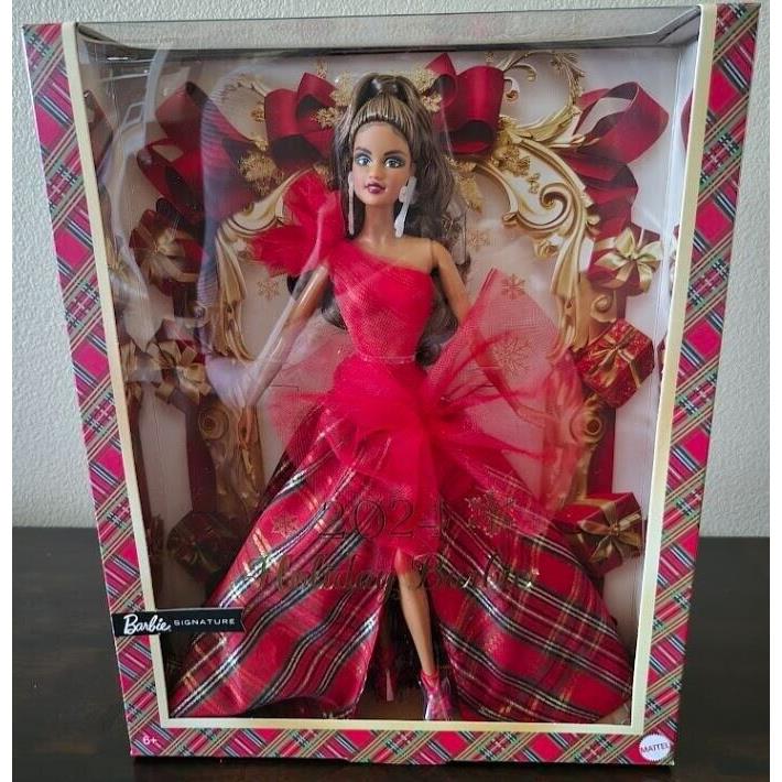 2024 Holiday Barbie Hispanic with Shipper HRM67 IN Stock Now