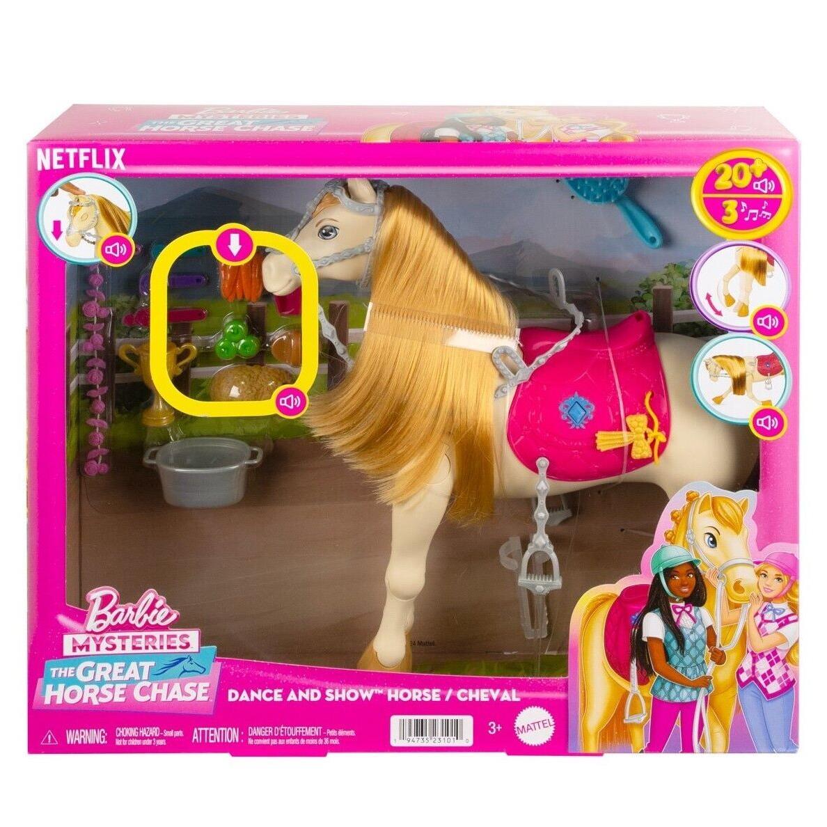 Mattel Barbie Mysteries The Great Horse Chase Dance and Show Horse In-stock