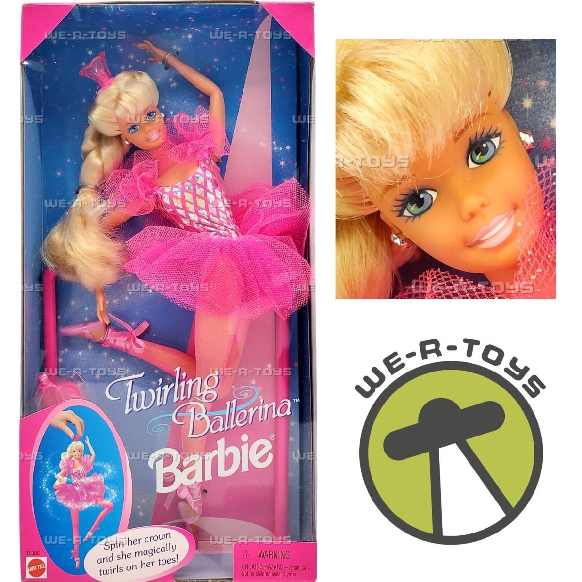 Twirling Ballerina Barbie Doll 1995 Mattel 15086