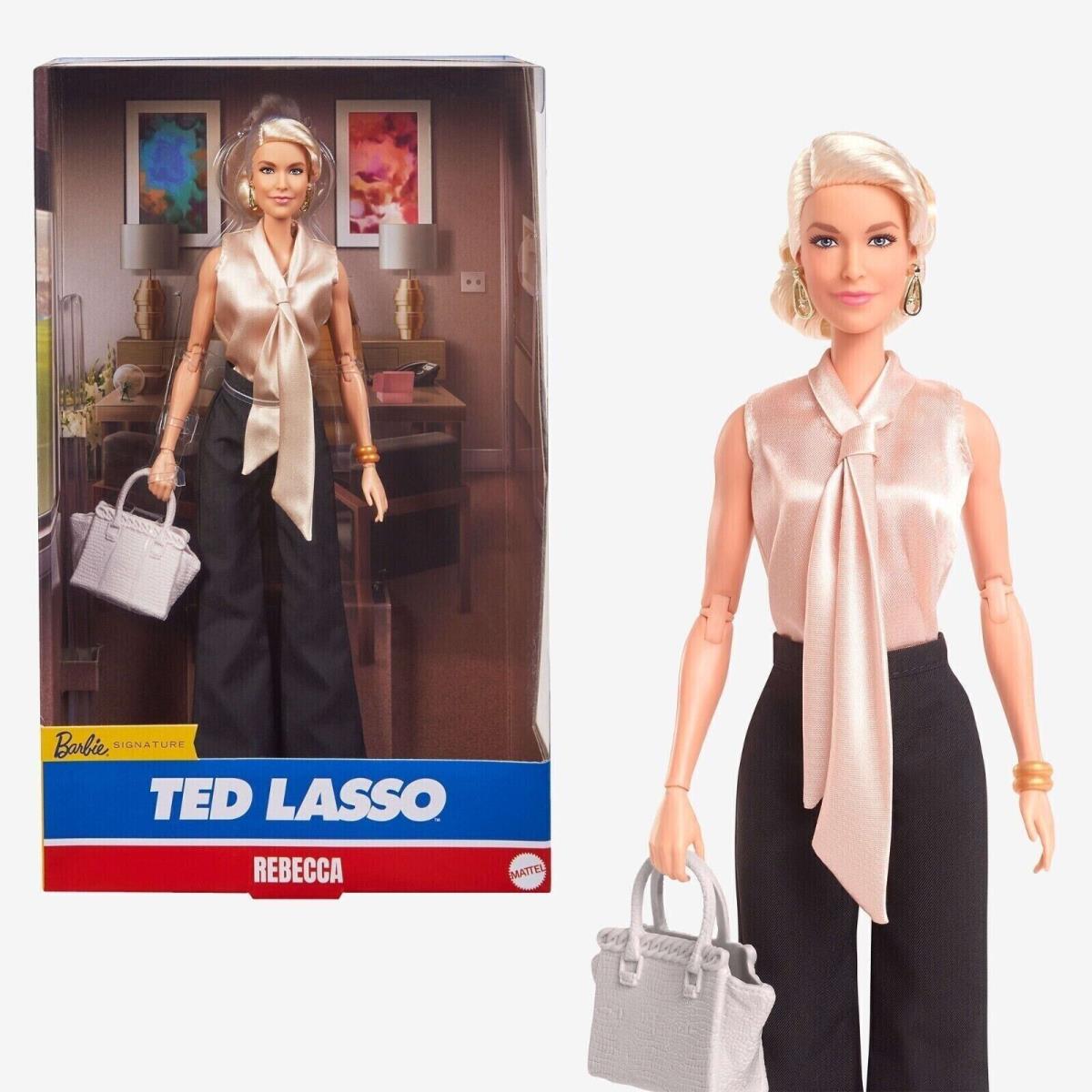 Barbie Signature Doll Rebecca Welton From Ted Lasso Wearing Blouse and Slacks