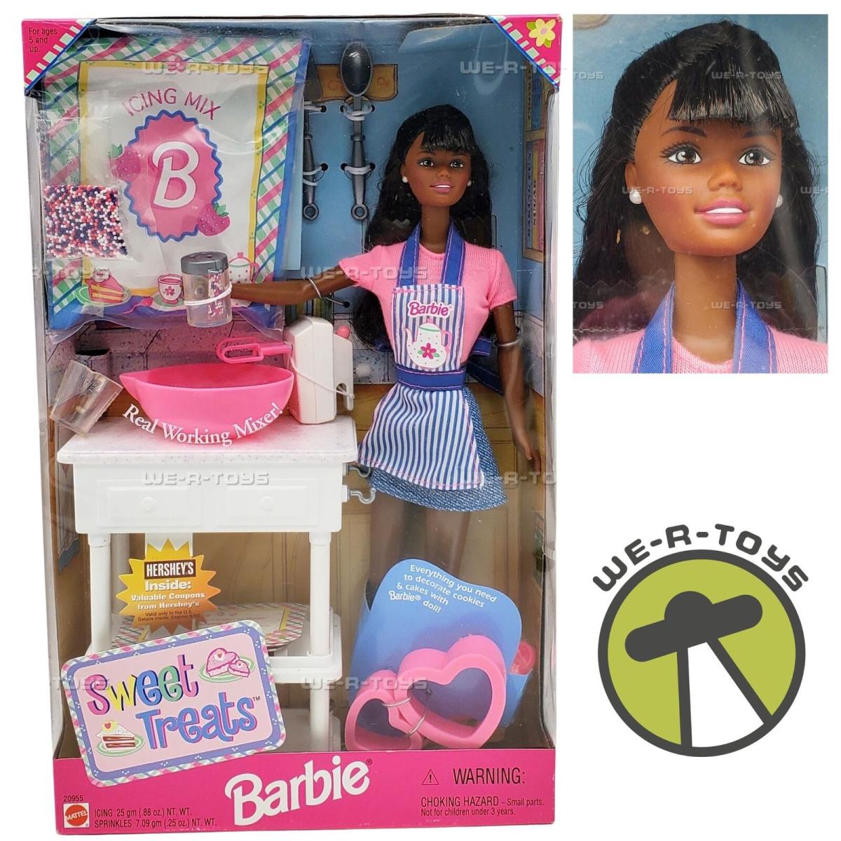 Barbie Sweet Treats Doll African American 1998 Mattel No. 20955 Nrfb