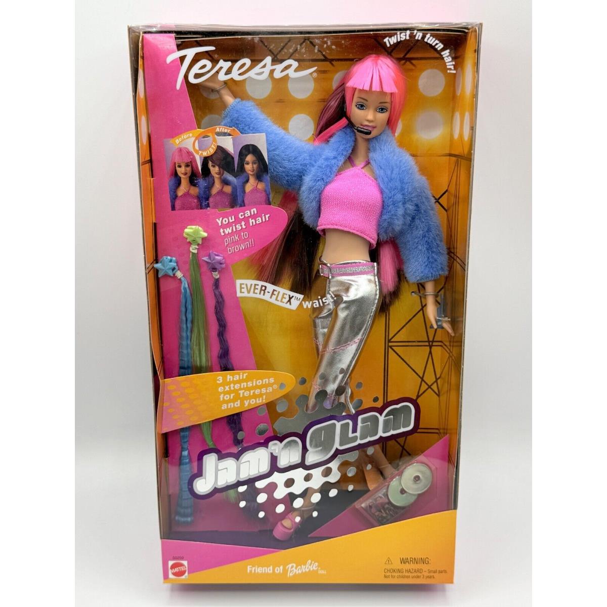 BK Barbie Doll 2001 Jam `N Glam Teresa 50259