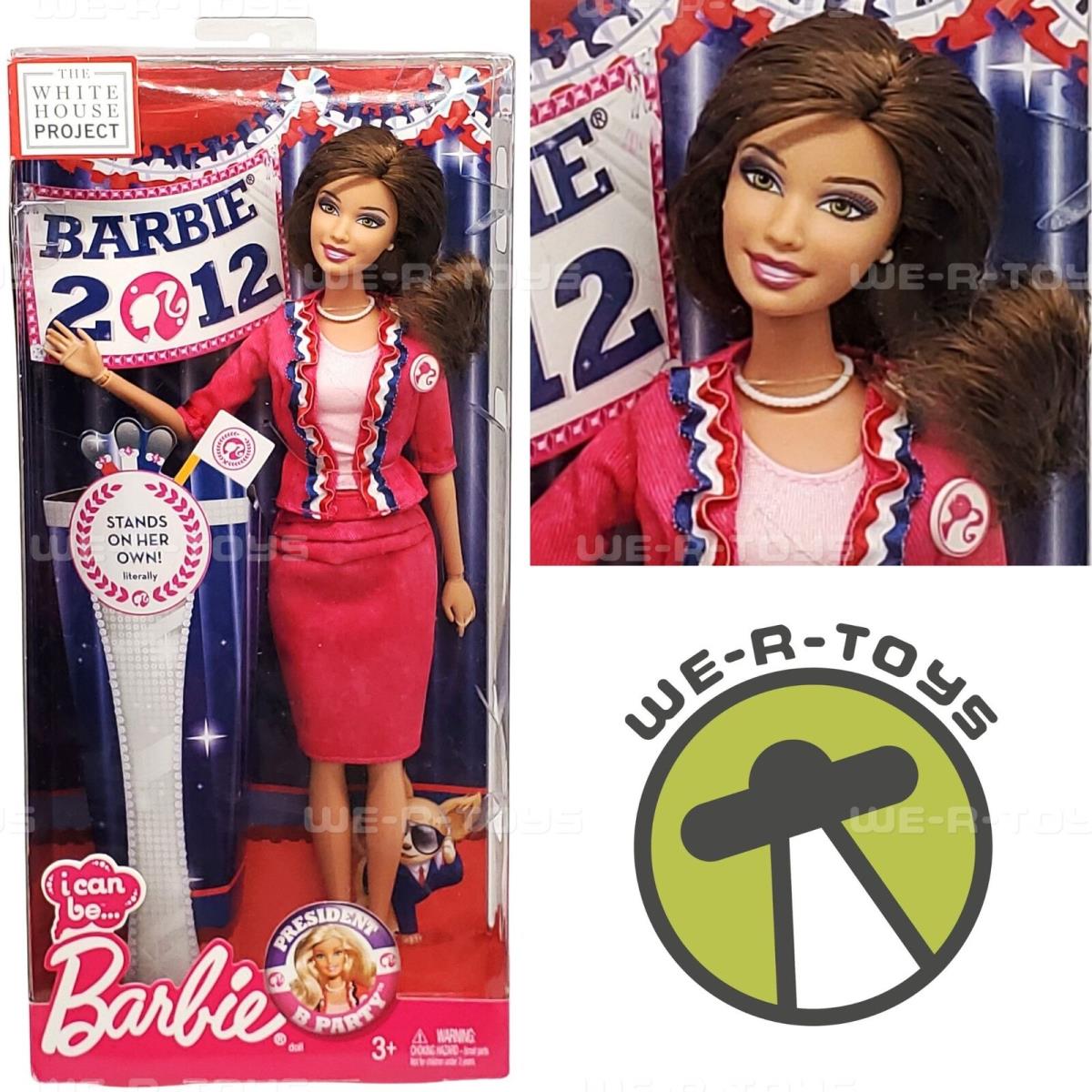 Barbie I Can President Hispanic Doll The White House Project Mattel X3804