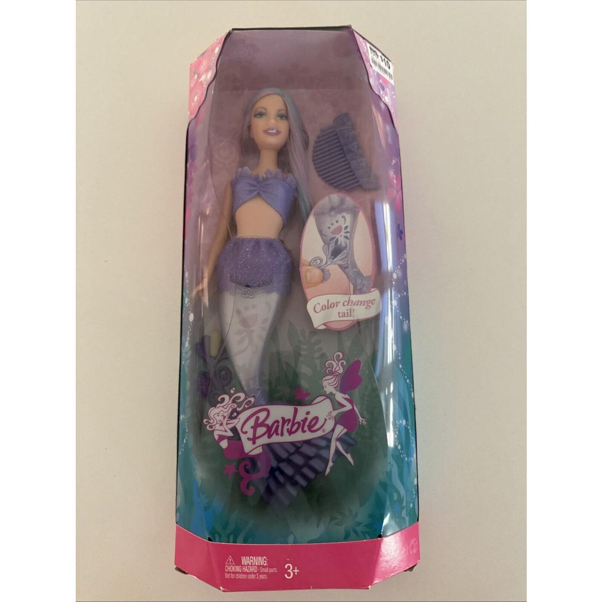 Barbie Fairytopia Color Change Mermaid Doll Mattel 2007 L9042