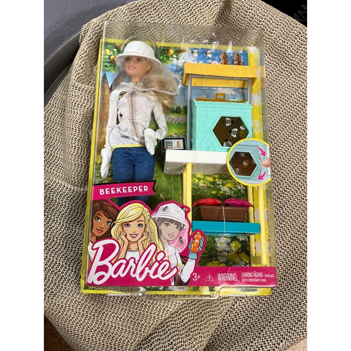 Mattel Barbie Beekeeper 2017 Playset -you Can Be Anything-sealed-nrfb