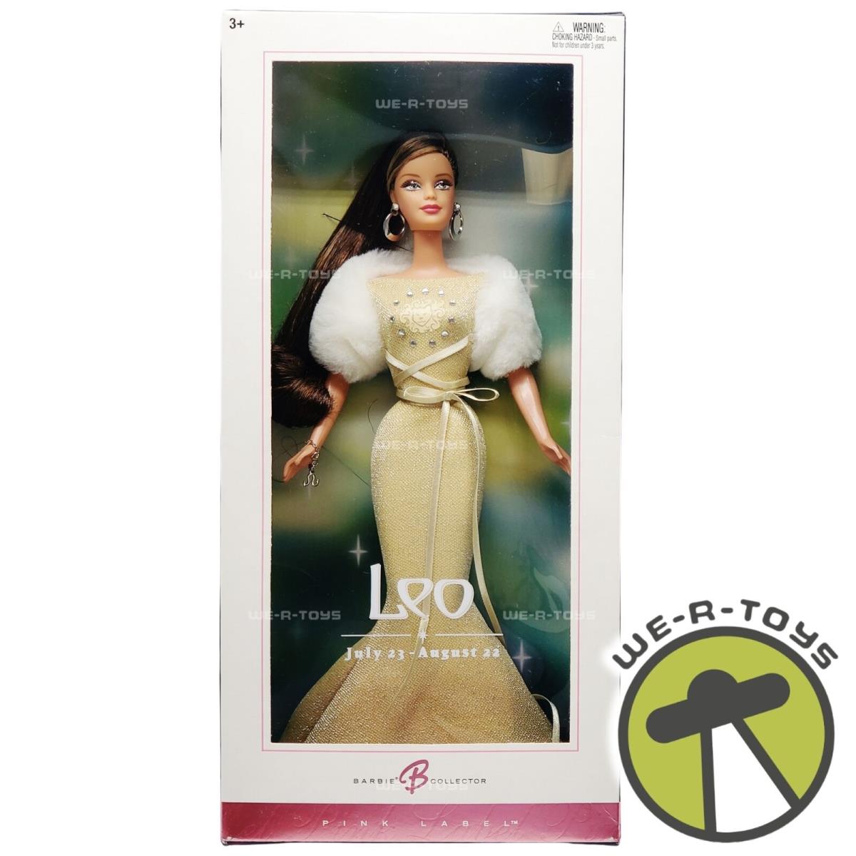 Barbie Zodiac Collection Leo Pink Label Doll 2004 Mattel No. C6244