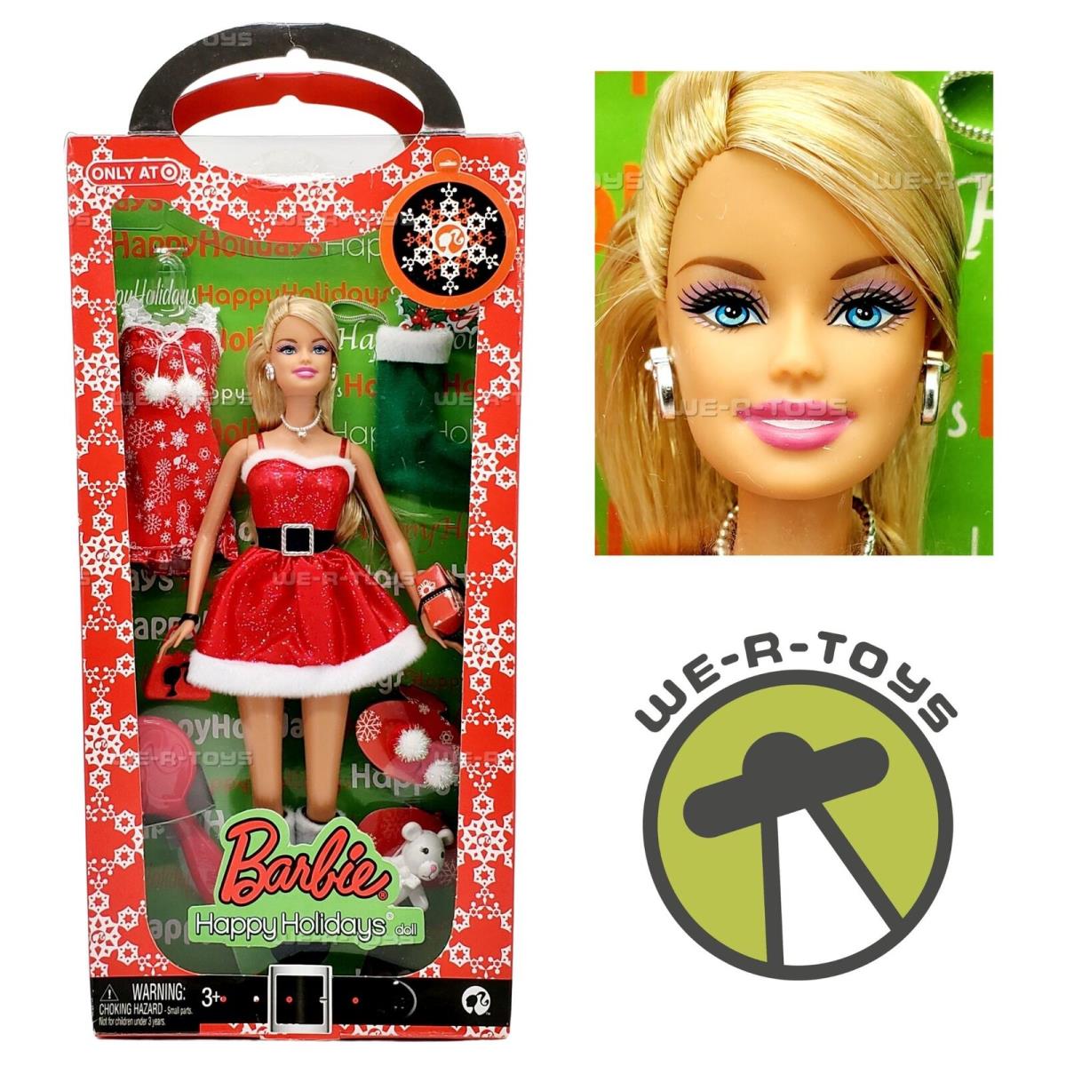 Barbie Happy Holidays Doll Target Exclusive Set 2008 Mattel No P9089 Nrfb