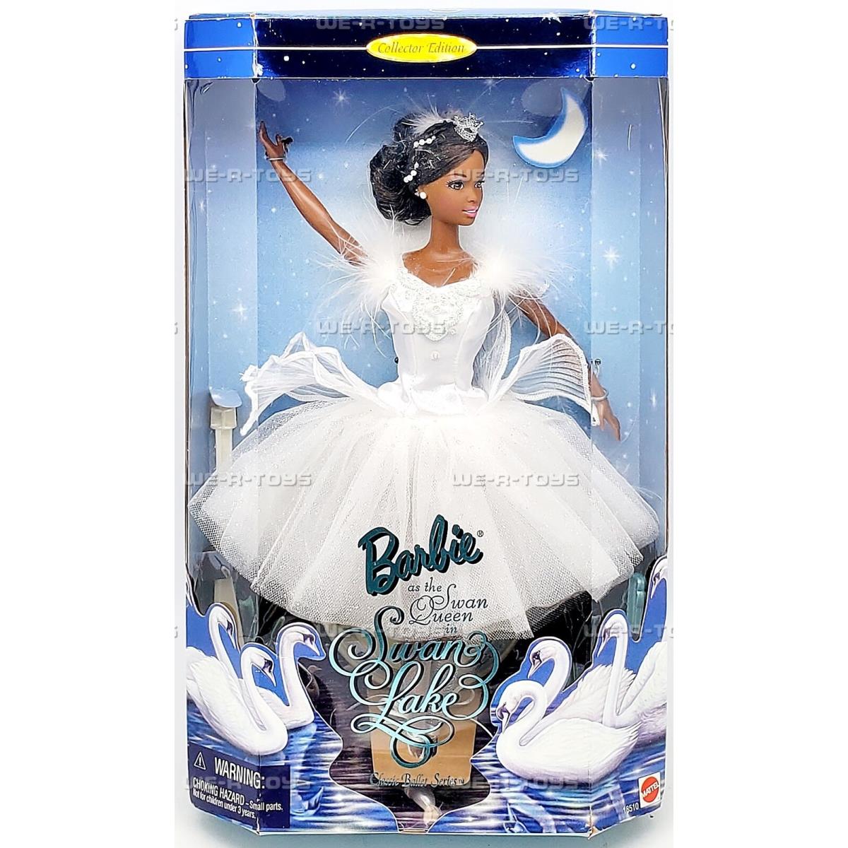 Barbie as The Swan Queen in Swan Lake Doll African American 1997 Mattel 18510