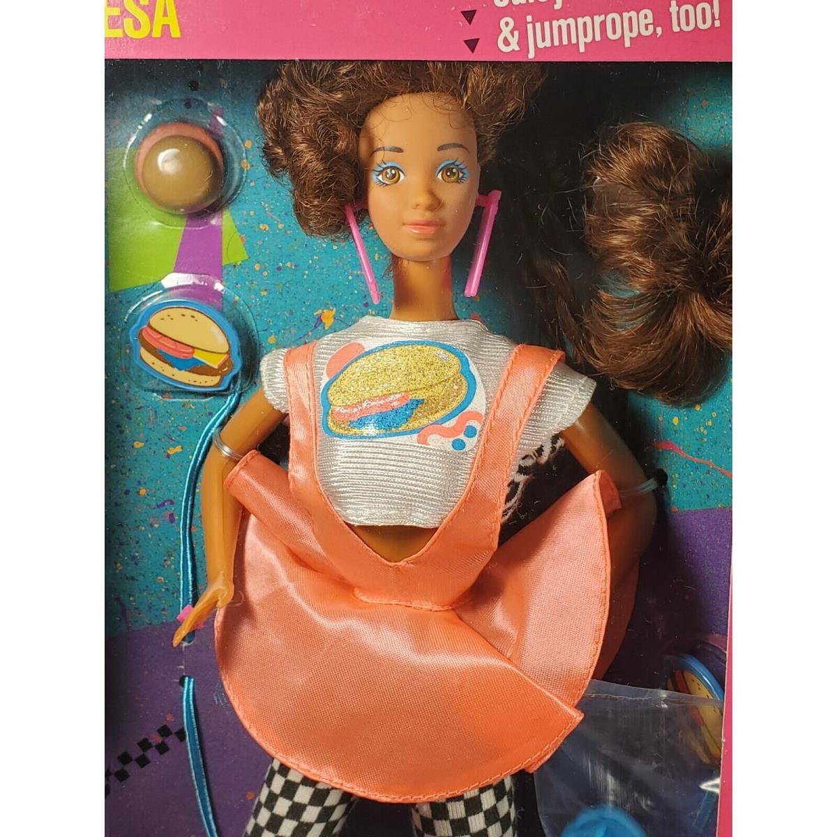 N512 Nrfb Barbie Vintage 1988 Cool Times Teresa Hispanic Friend Doll 3218