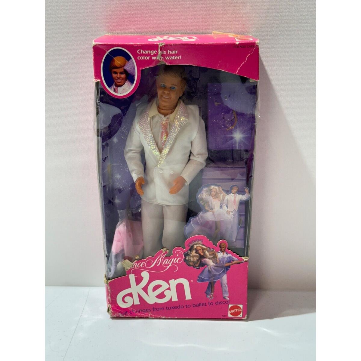 1989 Vintage Dance Magic Ken Doll Ballet to Disco Hair Changes Color