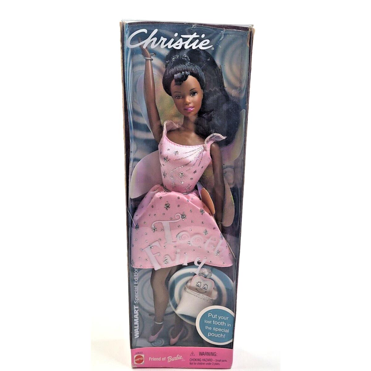 Christie Barbie Tooth Fairy Doll Mattel 50623 African American Nrfb Read