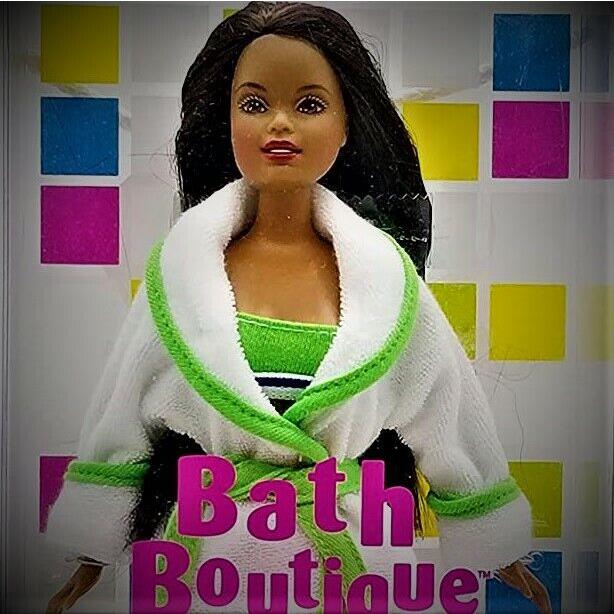 Bath Boutique Barbie Doll with Bubble Bath Solution African American