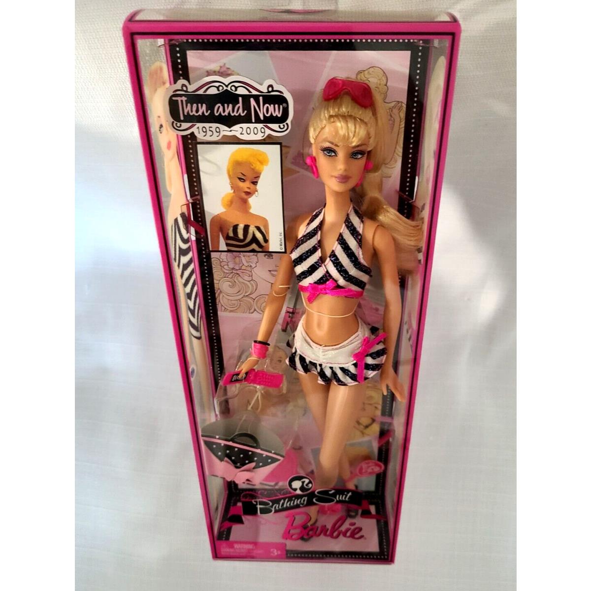 Then and Now 1959-2009 Bathing Suit Barbie Doll