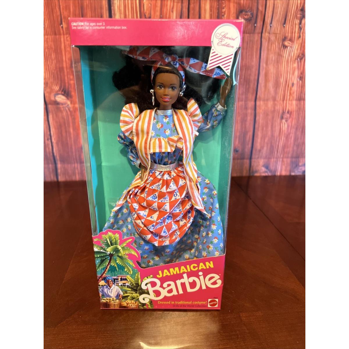 1991 Mattel Special Edition Jamaican Barbie Doll 4647 Dolls Of The World