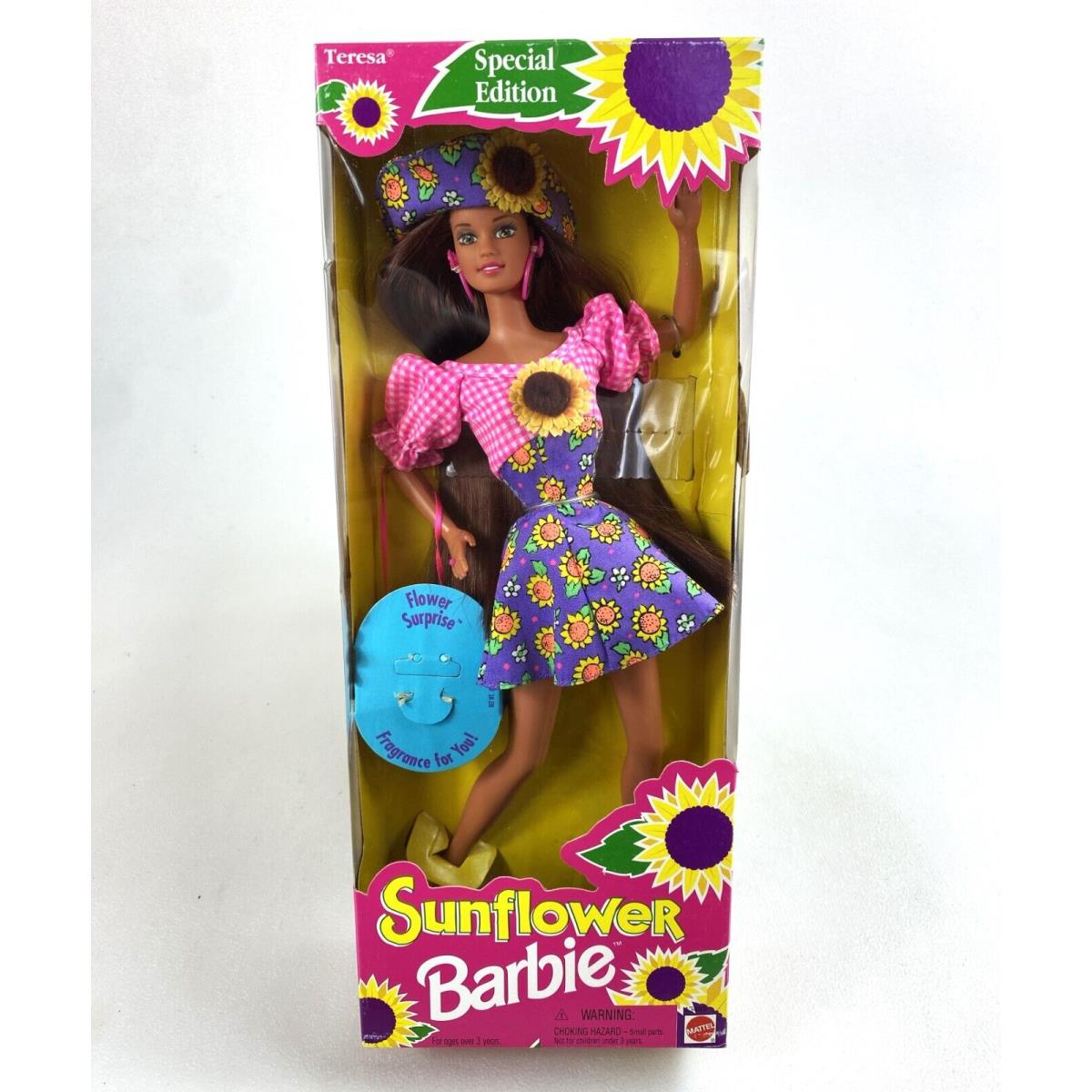 Sunflower Teresa Vintage Barbie 12 Fashion Doll Nrfb 1994 Mattel 90s